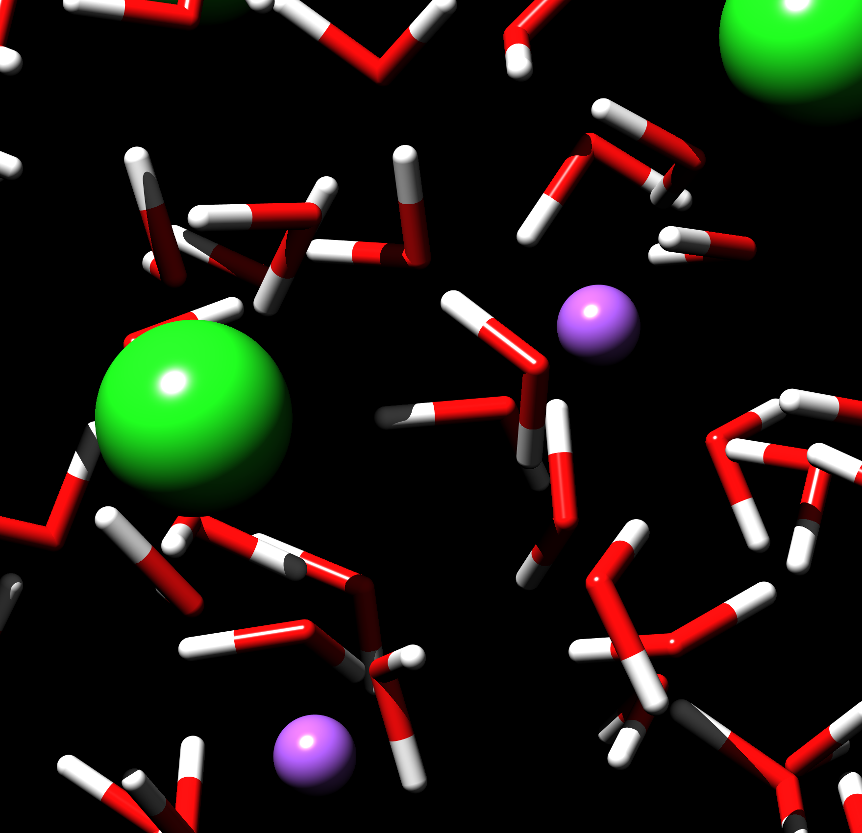 NaCl simulation